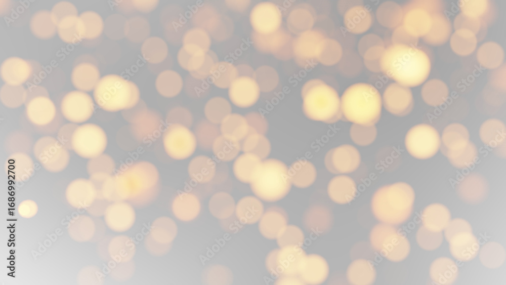 Golden bokeh lights with sparkle and glitter overlay on a transparent ...