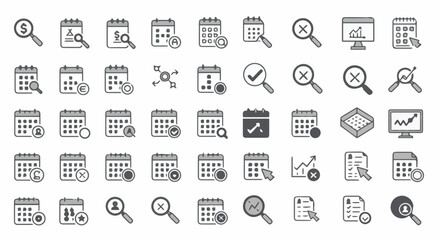 set of icons for web