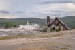 © Keith J Sfinx - Old Faithful with the famous hotel in the background