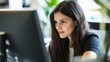 © Kundy - Professional Woman in Office - Business Professional Image / Office Scene Display / Professional Female Style