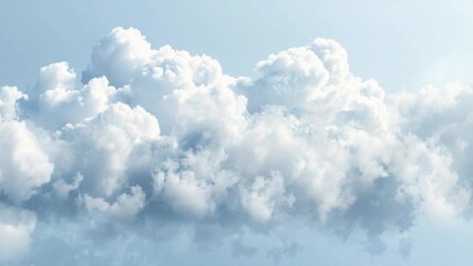 Wall Mural - a commercial airliner soaring above the clouds on a sunny day