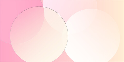 Wall Mural - pastel colorful pink and yellow gradations abstract simple design