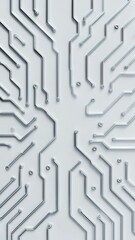 Wall Mural - abstract circuit board design representing digital connections and modern technology
