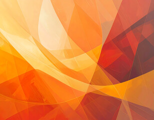 Canvas Print - vibrant modern abstract background with orange, red, and yellow graphic design. an illustration with