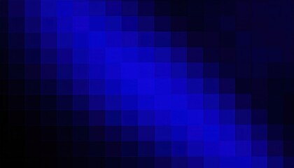 Wall Mural - pixelated blue gradient abstract texture with varying shades of dark to light blue squares for digit