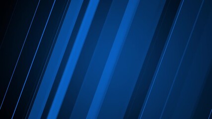 Wall Mural - blue business abstract geometric background animation