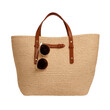 © Atick Tajwar Khan - Woven beach bag with sunglasses, png file