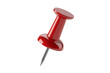 © Abdullah - Shiny red thumbtack poised for marking important points on a notice board or map