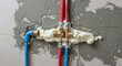 © Kowshala - Plumbing Pipes Insulated with Foam in Wall pipe fitting water pi