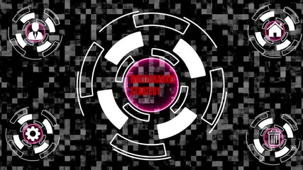 NETWORK SECURITY Business, Technology,  and Network Concept. Virtual Screen of Future and System with Inscription: Business, Technology, Coaching mentoring education business training dev