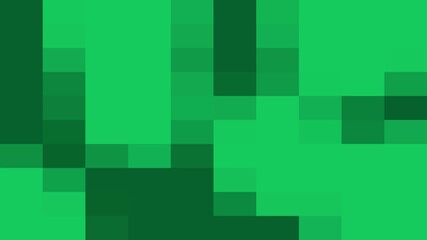 Wall Mural - Green pixelated abstract background with square blocks