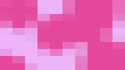 Wall Mural - Pink pixelated abstract background with square blocks