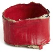 © canvas - Red cardboard tube, damaged