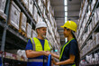 © Suney - Logistics employees are working warehouse.