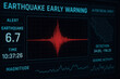 © newlifestock - Earthquake early warning system uses ai for social impact by detecting seismic activity and providing alerts to reduce damage and save lives