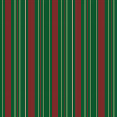 Wall Mural - Seamless striped pattern in green and red.Vertical stripes lines abstract repeat pattern for Christmas, winter.Vector illustration background wallpaper for fabric and prints.
