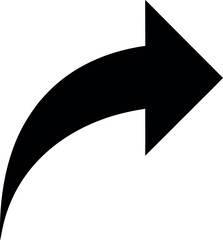 Share and external link silhouette icon