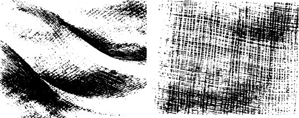 Black and white abstract minimalist line art pattern for modern design