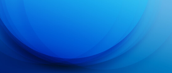 Wall Mural - blue abstract background with wavy layer and lines