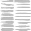 © Seamvect - A set of watercolor paint strokes, grunge brush strokes, and old scroll shapes for a decorative vector design collection