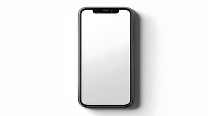 sleek smartphone mockup blank screen for app presentation