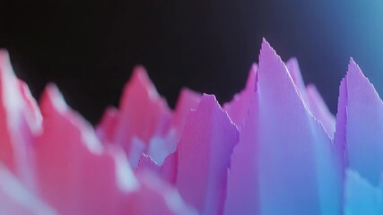 Wall Mural - abstract colorful mountain range representing data visualization or futuristic landscape