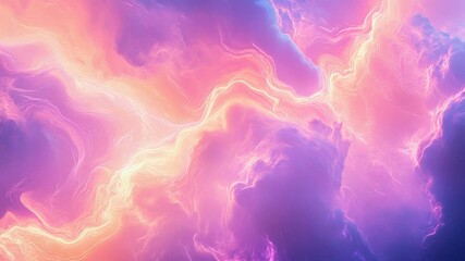 Wall Mural - Pink and purple nebula cloudscape creating a stunning cosmic background