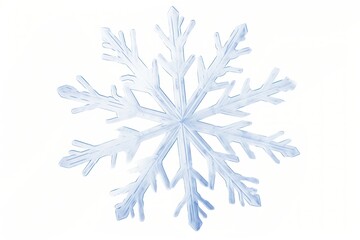 Canvas Print - snow snowflake drawing white.