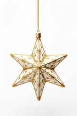 Wall Mural - christmas ornament hanging christmas gold christmas ornament.