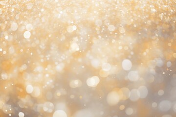 Wall Mural - snow pattern bokeh effect background backgrounds glitter gold.