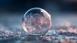 © FarjanaAkhter - Frozen Bubble: Stunning Macro Photography of Winter Wonderland