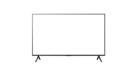 Television screen isolated on transparent background