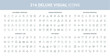 © Iconic Prototype - Approval of business decision and official document, search and protection of contracts, copyright and trademark line icon set. HR management of company thin black outline symbols vector illustration