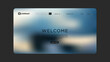 © Sixteen Studio - Modern website landing page with welcome message and elegant blurred background design