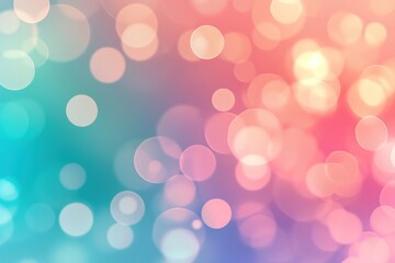 Wall Mural - circle bokeh backgrounds pattern light.