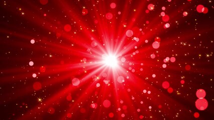 Wall Mural - flaming red glow light particles backdrop animation