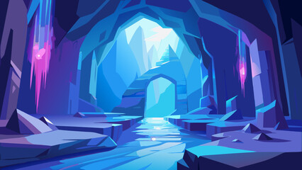 Abstract blue background with a futuristic digital texture of geometric shapes and binary code