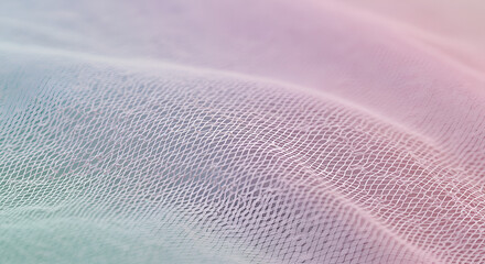 A softly undulating and delicate textured fabric hinting subtle gradients of pastel colors embodying gentle beauty and