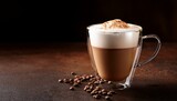 glass of cappuccino