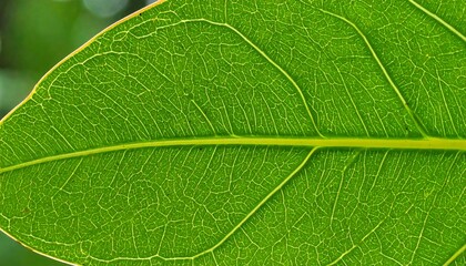 Close-up leaf vein pattern