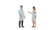 © Donnangelo - Medical professionals discussing healthcare research and innovation in the laboratory setting image on transparent background