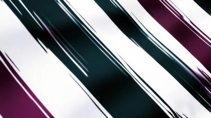 Colorful and dynamic abstract design with stripes in gradient of pink, purple, and black.
