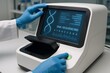 © Creative mind - A scientist using a modern DNA sequencing machine in a laboratory setting.