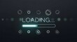 © Bounty - Modern digital loading bar with vibrant neon glow signifies progress, technology, and anticipation