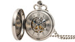 © Naqash - Elegant vintage pocket watch showcasing intricate internal mechanisms