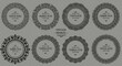 © Merry - Elegant Collection of Decorative Vintage Style Frames and Circular Ornament Elements for Graphic