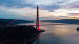 Yavuz Sultan Selim Bridge or the Third Bosphorus Bridge is a bridge built on the north side of the Istanbul Bosphorus overlooking the Black Sea.