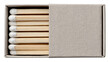 © Muhammad - Close up of a matchbox with several matches inside in a horizontal view