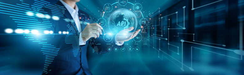Developers connect to the global network API, building scalable integrations, connecting applications, automating workflows, enabling seamless data transfer, and improving system interoperability.