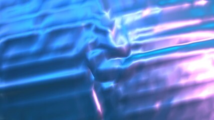 Wall Mural - abstract blue background animation with light reflection